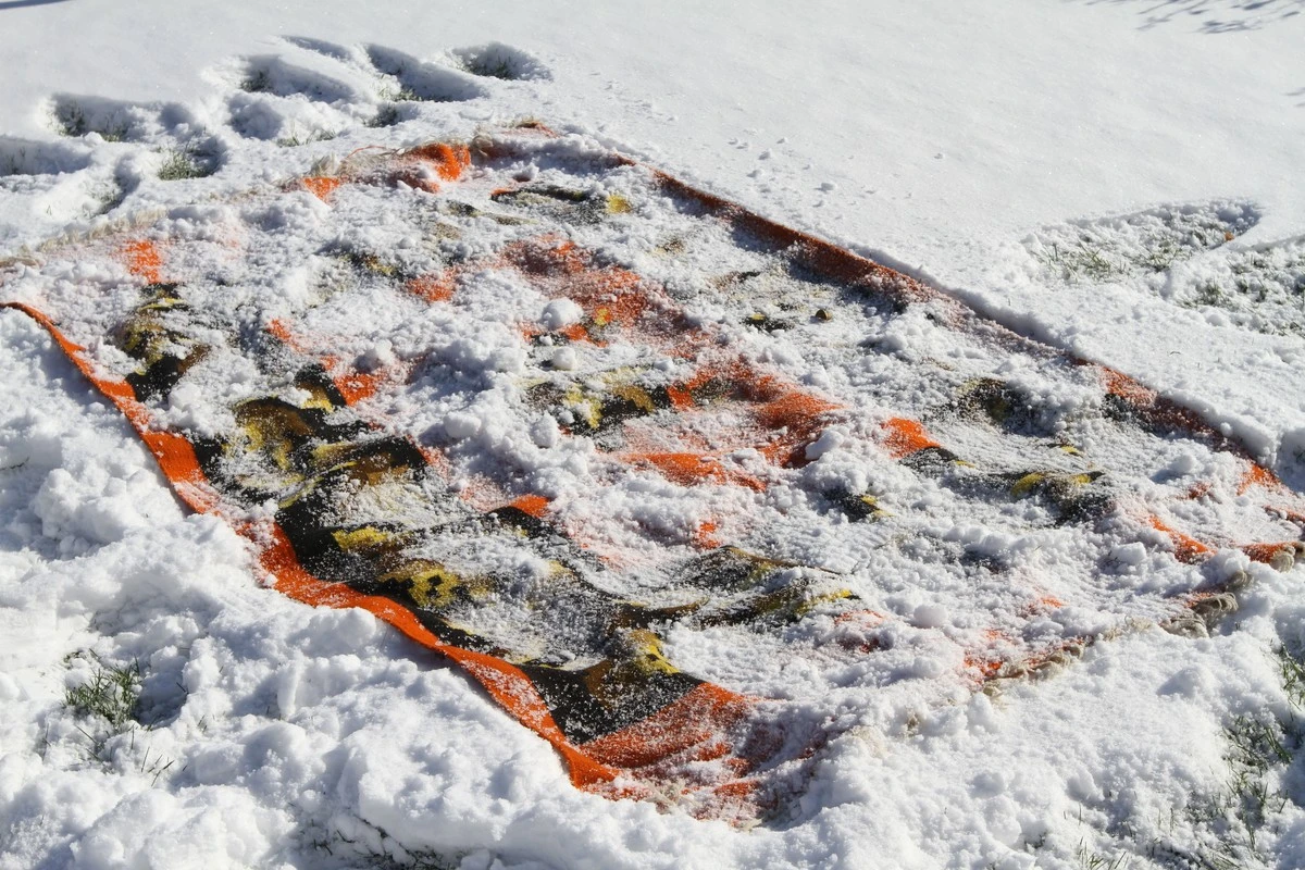 Dlaczego stary sposób na czyszczenie dywanów śniegiem wciąż działa? - image 1