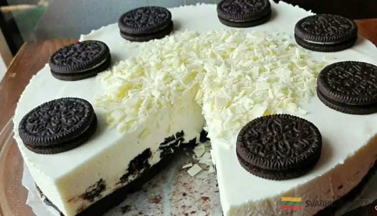 Magia Oreo i Białej Czekolady: Bezpieczny Serowy Deser Cię Zachwyci